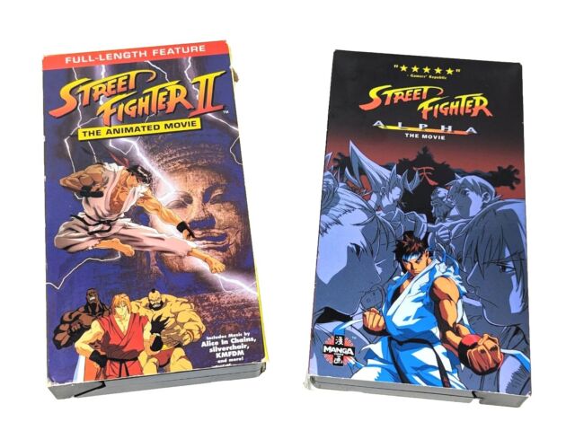 Street Fighter II V: the Unveiled Ruler vintage Anime Vhs 