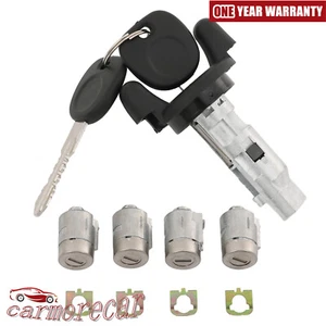 Ignition Switch Door Lock Cylinders w/ Keys For 2002-07 Chevy Express GMC Savana - Picture 1 of 12