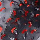 45*150CM Halloween Day Hot Gold Bat Pattern Gauze Fabric Mesh Clothing DIY Craft