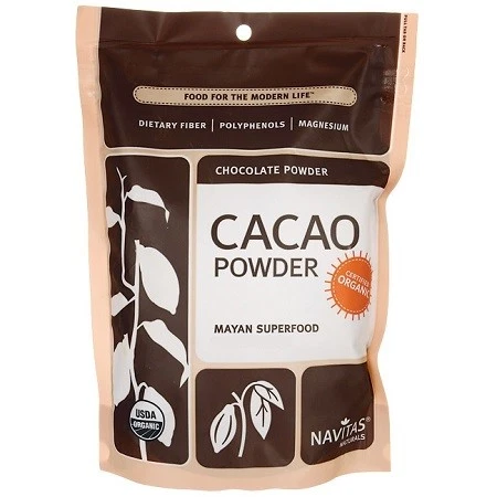NAVITAS Naturals Cacao Powder Organic Raw 8 Oz Case of 12