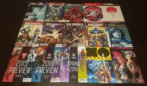 VALIANT PREVIEWS & SPECIALS - SET OF 16 ISSUES (Bloodshot Ninjak Rai) 2013-2019 - Bild 1 von 4