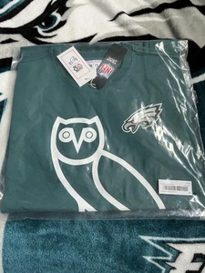 Philadelphia Eagles OVO x NFL T Shirt-NWT-Medium-100% Authentic - Picture 1 of 4