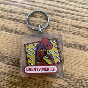 LLAVERO SCOOBY DOO 1989 VINTAGE Great America Hanna Barb-era - Imagen 1 de 3