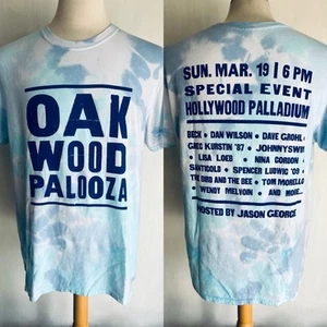 PALOOZA IN LEGNO DI QUERCIA (2023) RARA!!! T-shirt grande Dave Grohl Beck Hollywood Palladium - Foto 1 di 7