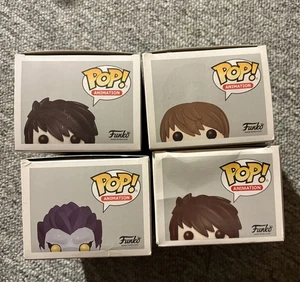 Death Note Funko Pop Bundle Light (216) Ryuk (217) L (218) L mit Kuchen (219) - Bild 1 von 5