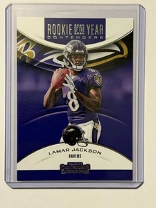 2018 Panini Contenders - Rookie of the Year Contenders Lamar Jackson #RYA-LJ... - Picture 1 of 2