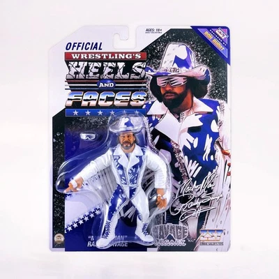 WWF/WWE Hasbro Style MACHO MAN RANDY SAVAGE Heels & Faces Zombie Sailor Retro - Immagine 1 di 4