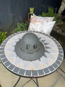 British Steel Zuckerman Helmet WW2 Home Front Fire Guard - Picture 1 of 4