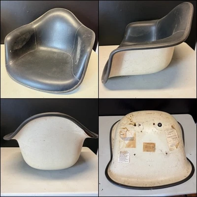 📈💥Original HERMAN MILLER Eames BLACK Fiberglass Shell (Shell Only) Chair - Image 1 of 4