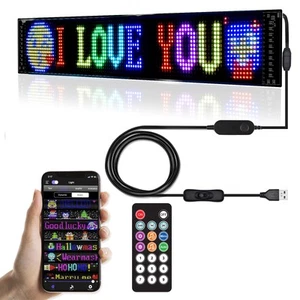 Programmable LED Signs,Flexible Scrolling LED Display,Bluetooth APP Control,Edit - Picture 1 of 6