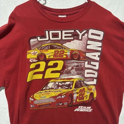 Camiseta Team Penske Joey Logano Shell Pennzoil Para Hombre 2XL NASCAR Camiseta Foto 1 de 4