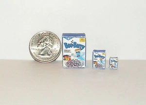 Dollhouse Miniature Food Breakfast Cereal 1:48 Quarter bb E134 Dollys Gallery - Picture 1 of 1