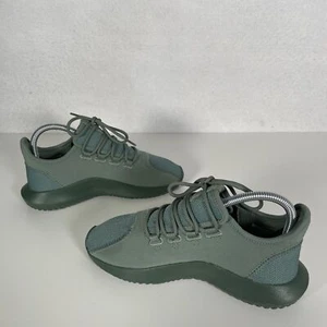 Scarpe da corsa sportive Adidas Tubular Shadow Knit verde oliva taglia 5 - Foto 1 di 8