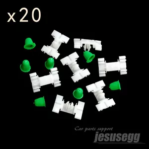 20Pcs Nylon Door Fender Moulding Trim Clip For BMW E36 E46 325 328 323 330 M3 - Imagen 1 de 6
