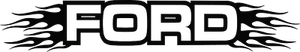Ford logo flame design Vinyl Decal Sticker 43 different colors available - Bild 1 von 45