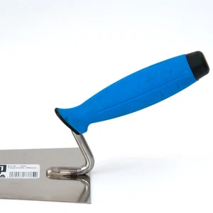 Putzkellen, Maurerkellen, Trapezkellen Edelstahl Kellen mit Soft Griff  - Bild 1 von 10