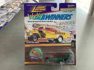 Johnny Lightning WACKY WINNERS CHERRY BOMB GREEN - Picture 1 of 1