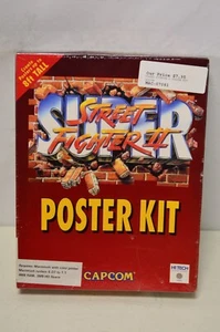 NEW Street Fighter II Poster Kit by Capcom Macintosh Computer Game - Picture 1 of 7
