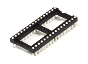 DIL DIP-32 IC Precision Socket Turned Pins Präzisions Sockel Fassung 2.54mm - Picture 1 of 1