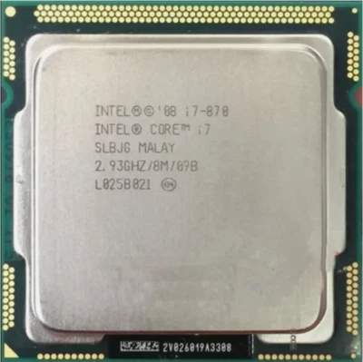 Intel Core i7-870 Quad-Core 4x 2.93GHz LGA 1156 95W CPU Processor - Image 1 of 4