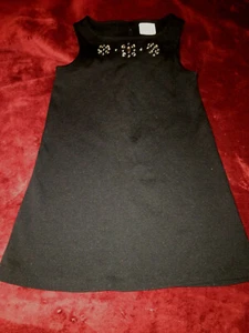 ^CRAZY 8 BRAND SIZE 5-6  SLEEVELESS SHIFT  BLING SEWED IN AT THE TOP   PRE-OWNED - Picture 1 of 3
