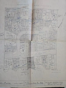 Plot Plan Map Alika Dowsett Tract Ewa, Oahu HI Hawaii Priced at $101 1943 - Picture 1 of 6