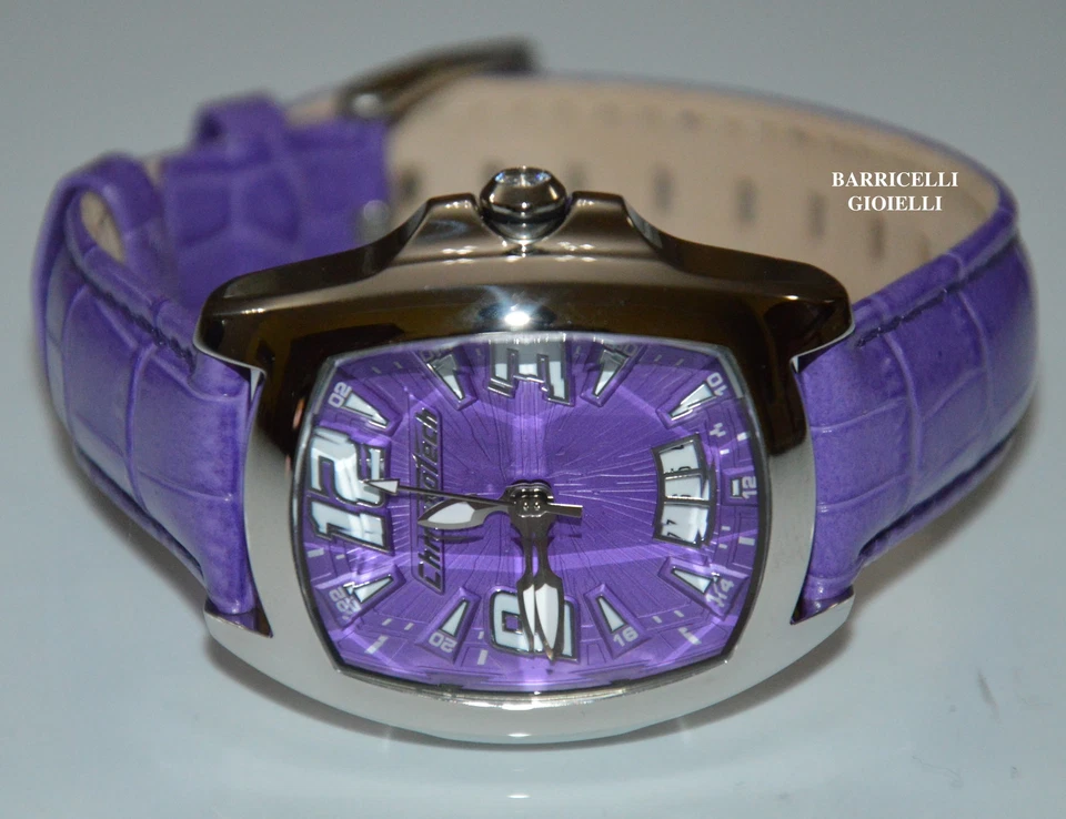 CHRONOTECH OROLOGIO DONNA CT.7139L/14 PRISMA PELLE VIOLA LIST. 89€ SOTTOCOSTO - Immagine 1 di 2