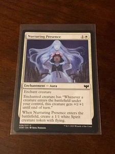 Magic Gathering Innistrad Crimson Vow Nurturing Presence - Picture 1 of 2