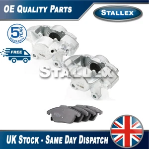 Fits MG MGB 1962-1980 1.8 Brand New Brake Calipers + Pads Front Stallex - Picture 1 of 1