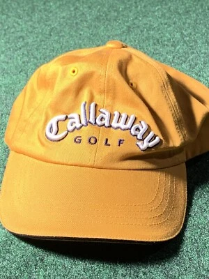 Gorra Callaway Golf Oro Amarillo Para Hombre Ajustable con Correa Gorra Mezcla de Algodón Foto 1 de 4