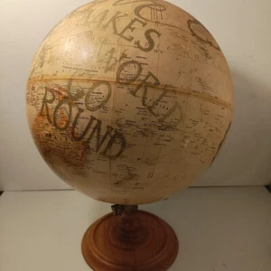 VGT Replogle 12" Weltklassiker Holzsockel "Love Make The World Go Around" Hergestellt in den USA - Bild 1 von 22