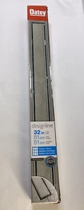 Oatey Design Line 32in Stainless Steel Linear Shower Tile-In Pattern Drain Cover - Picture 1 of 7