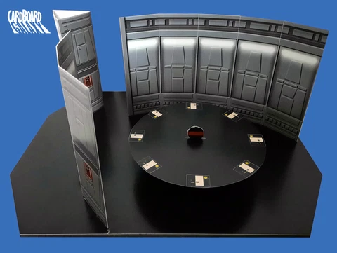 Custom Death Star Conference Room Diorama Playset 3.75 Star Wars Hasbro Kenner Cover