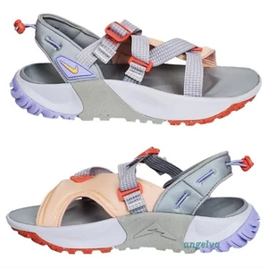 Nike womens 11 Oneonta sandals silver melon comfort chunky retro hiking outdoor - Picture 1 of 11