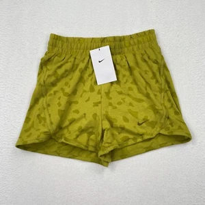 Nike Youth Girls Breezy Athletic Flow Shorts Size Medium Green FB1095 High Waist - Picture 1 of 9