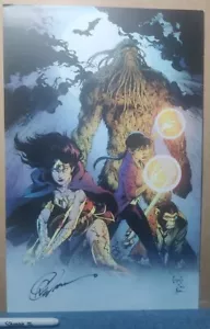 JUSTICE LEAGUE DARK #4 ART PRINT WONDERCON ~ SIGNED GREG CAPULLO 11"x17" - Picture 1 of 5