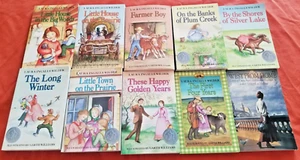 Little House on the Prairie Complete 9 PB + West From Home Laura Ingalls Wilde - Picture 1 of 3