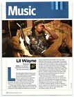 Lil Wayne Rebirth Rock Album Review Guitar Magazine PAGE CELEBRITY CLIPPING phot