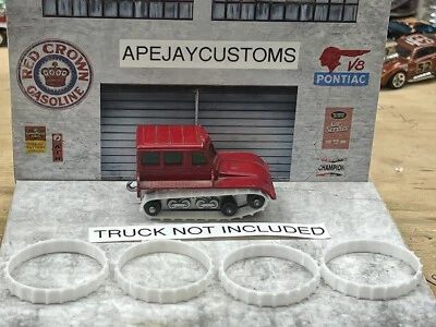 lesney matchbox  snow-trac no 35 white tracks, 3d printed from flexible tpu - Image 1 of 3