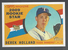 Derek Holland 2009 Topps Heritage Rc Card 560