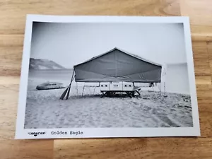 Vintage Original Apache Golden Eagle Camper Trailer Photograph, Used For Catalog - Picture 1 of 3
