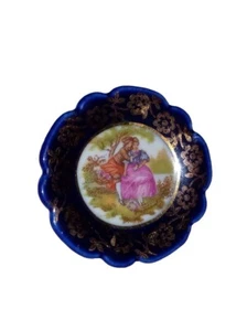 Limoges Castel France Miniature Collectors Plate 1.5" - Picture 1 of 3