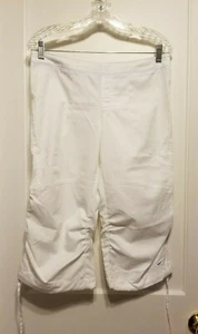 Pantalone Nike Donna Athletic Active Capri, 100% Poliestere Bianco Taglia M Usato - Foto 1 di 9