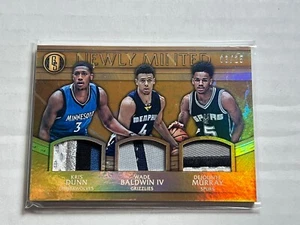 DEJOUNTE MURRAY DUNN 2016-17 GOLD STANDARD PATCH ROOKIE RC /25 TRIPLE JERSEY SP - Picture 1 of 2