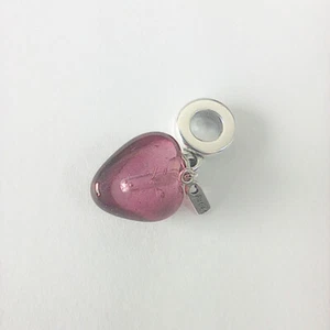 Dije de cristal colgante poción de amor de PANDORA 925 plata Murano - Imagen 1 de 4