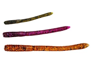 NEUF Perch Professor Flying Worm 3.5 inch 9cm 5pc Leurre souple Perche - Photo 1/7