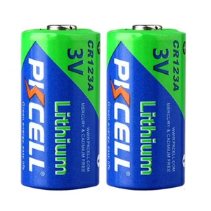 2 PKCELL CR123A 123A 123 3V Lithium Batteries BULK - Picture 1 of 3