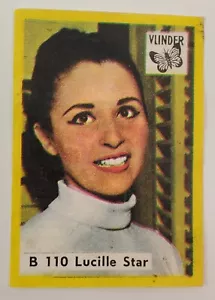 Lucille Starr Vlinder Matchbox Labels Trading Cards Film TV Music Stars - Picture 1 of 2