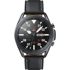 Samsung Galaxy Watch3 Sm-r840 45 mm GPS noir mystique + bracelet noir générique 8 Go - Photo 1 sur 2