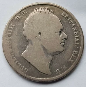 1836 King William IV Half Crown .925 Silver Coin - Picture 1 of 4